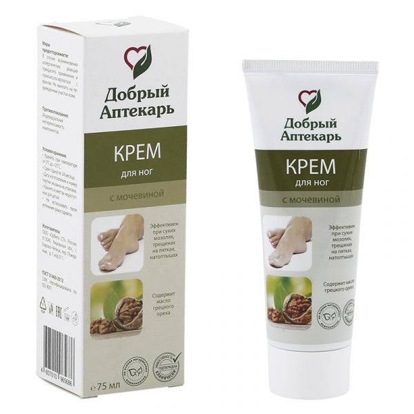 Foot cream Dobry Aptekar with urea 75 ml